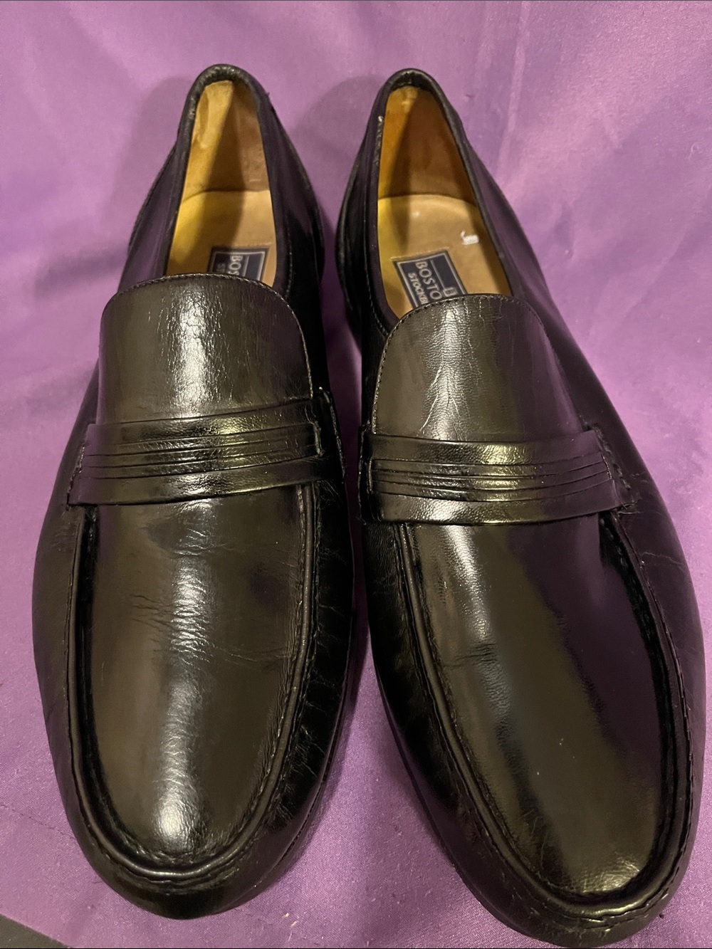 Bostonian Black Leather Loafers